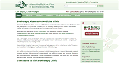 Desktop Screenshot of biotherapy-clinic.com