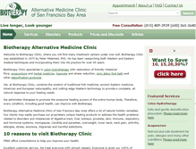 Tablet Screenshot of biotherapy-clinic.com